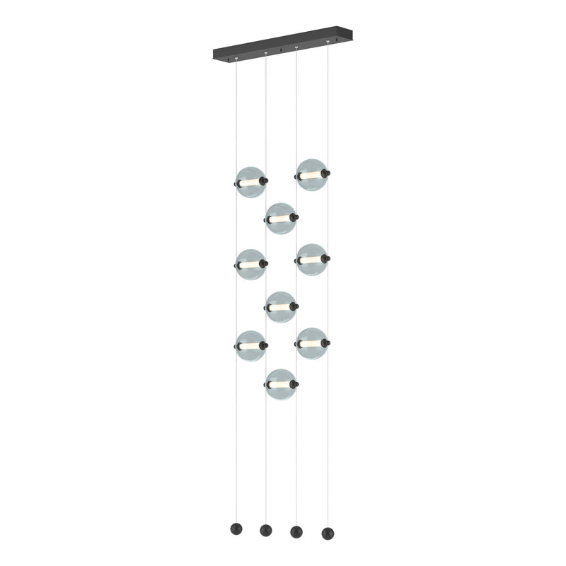 Hubbardton Forge 139057-LED-STND-10-YL0668 LED Pendant, Black