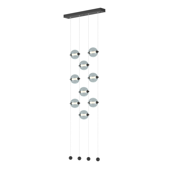 Hubbardton Forge 139057-LED-STND-10-YL0668 LED Pendant, Black