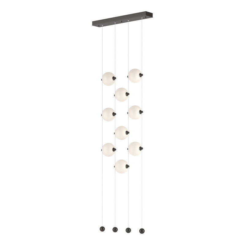 Hubbardton Forge 139057-LED-STND-14-GG0668 LED Pendant, Oil Rubbed Bronze