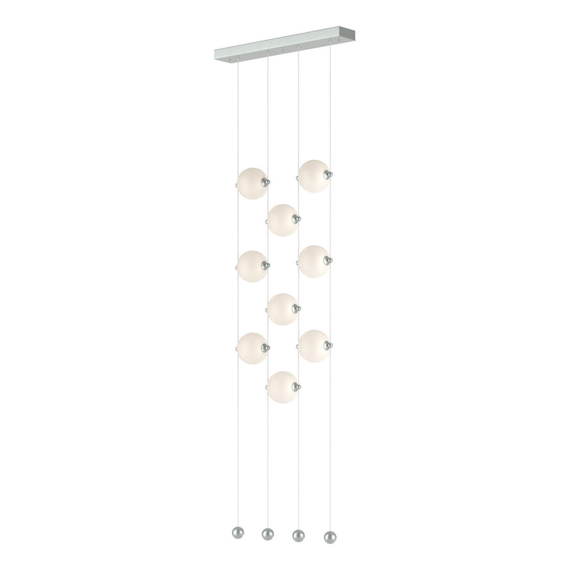 Hubbardton Forge 139057-LED-STND-82-GG0668 LED Pendant, Vintage Platinum