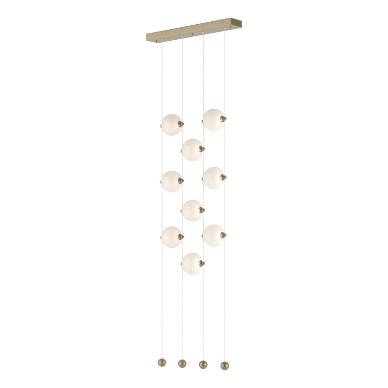 Hubbardton Forge 139057-LED-STND-84-GG0668 LED Pendant, Soft Gold