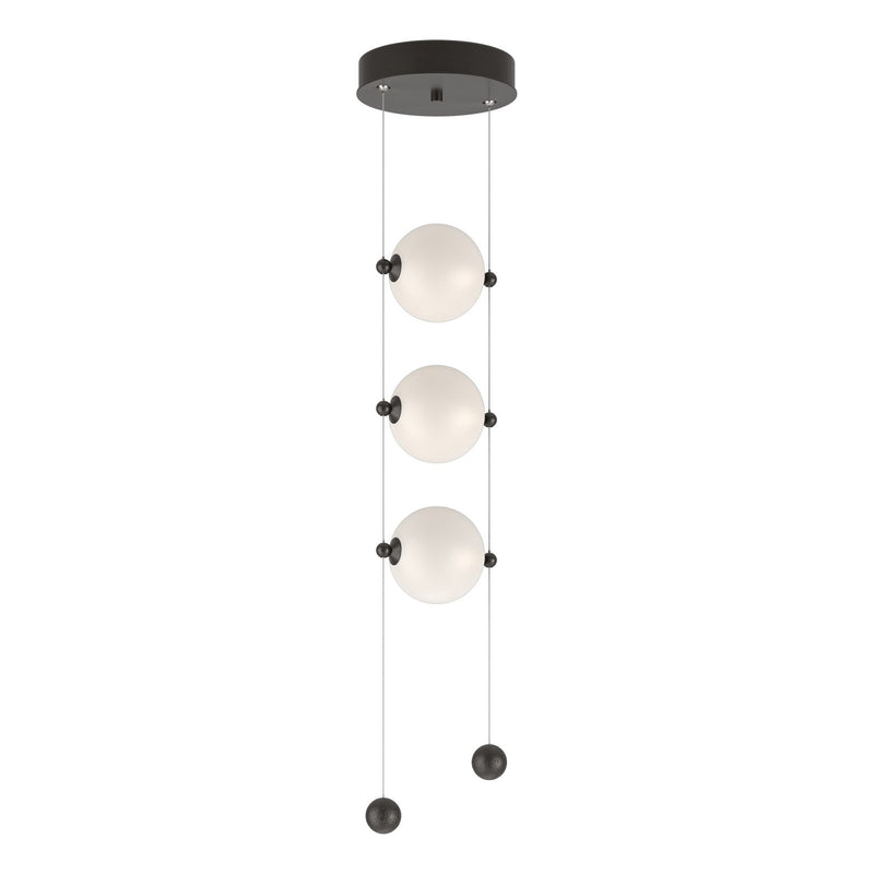 Hubbardton Forge 139059-LED-STND-14-GG0668 LED Pendant, Oil Rubbed Bronze