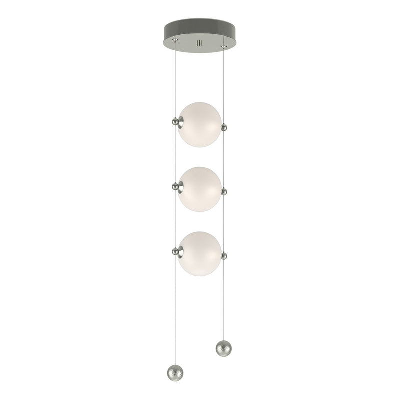 Hubbardton Forge 139059-LED-STND-85-GG0668 LED Pendant, Sterling