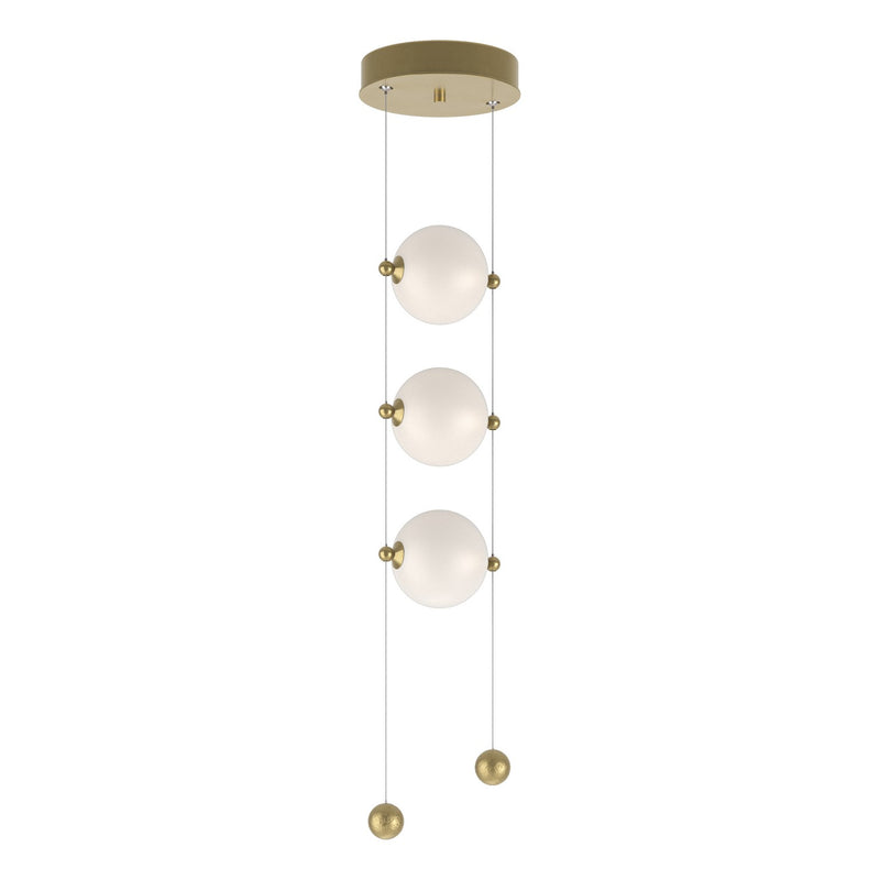 Hubbardton Forge 139059-LED-STND-86-GG0668 LED Pendant, Modern Brass