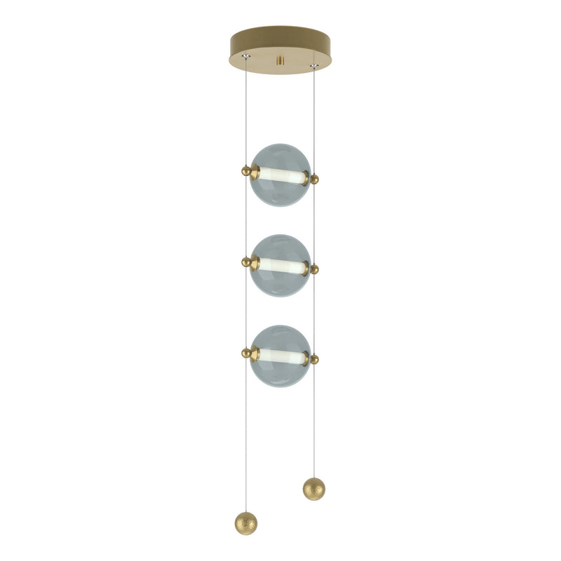 Hubbardton Forge 139059-LED-STND-86-YL0668 LED Pendant, Modern Brass