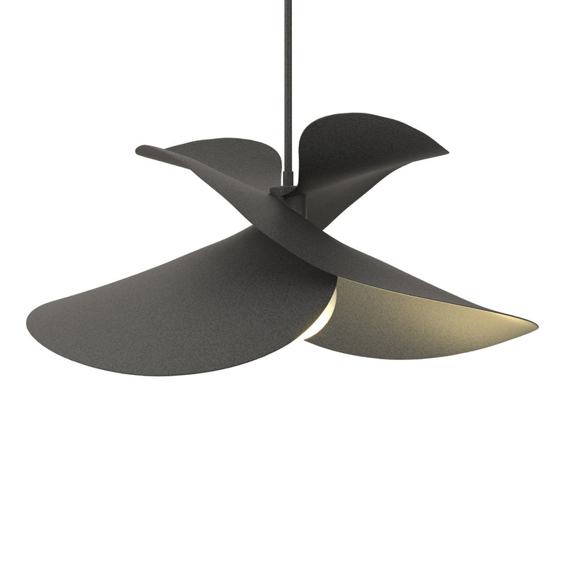 Hubbardton Forge 139455-SKT-MULT-20 One Light Pendant, Natural Iron