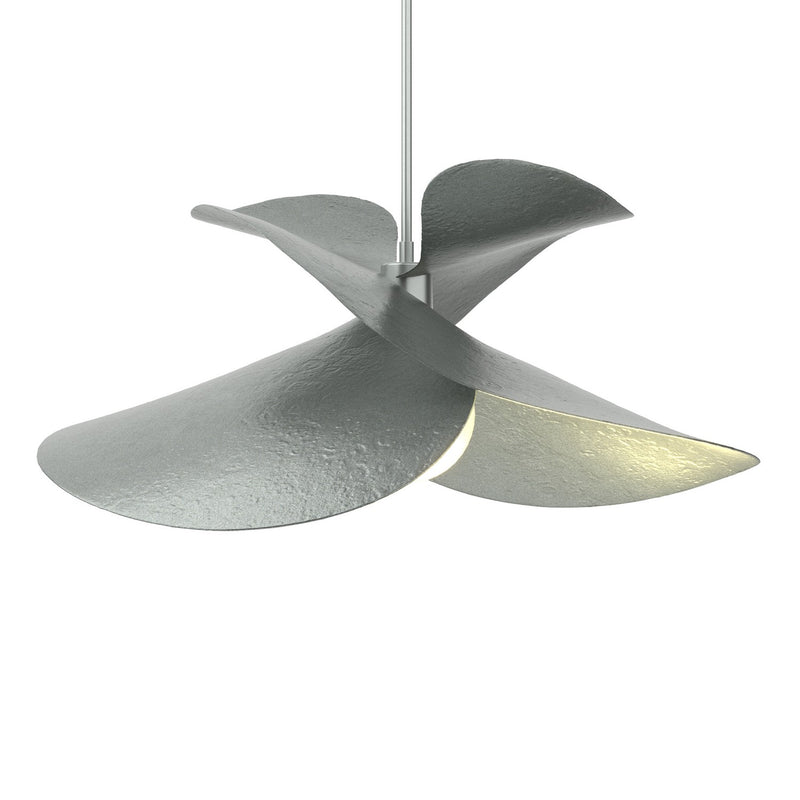 Hubbardton Forge 139455-SKT-MULT-82 One Light Pendant, Vintage Platinum