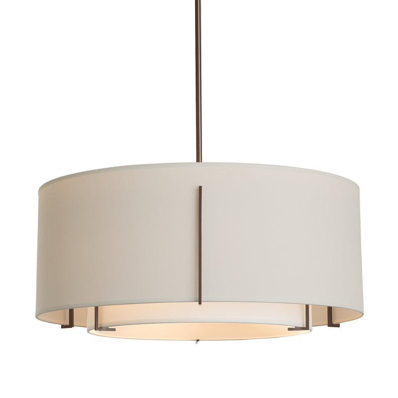 Hubbardton Forge 139605-SKT-MULT-05-SF1590-SE2290 Three Light Pendant, Bronze