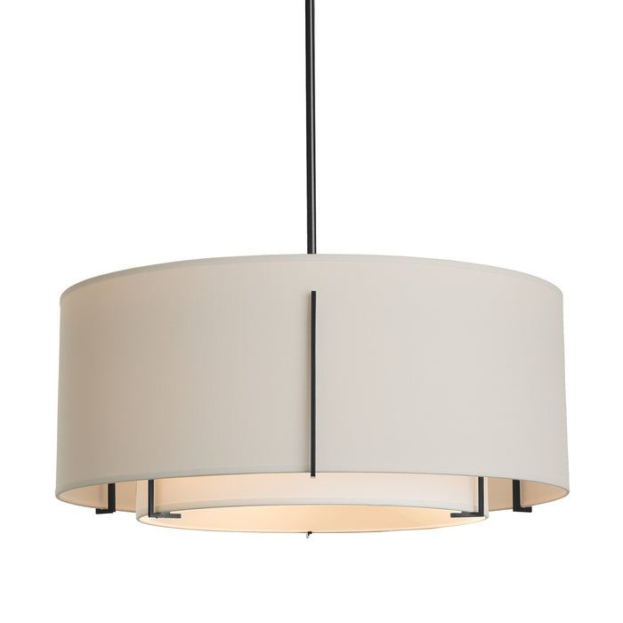 Hubbardton Forge 139605-SKT-MULT-20-SF1590-SE2290 Three Light Pendant, Natural Iron