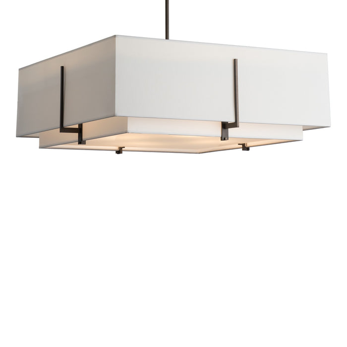 Hubbardton Forge 139635-SKT-MULT-07-SF2012-SF2401 Four Light Pendant, Dark Smoke
