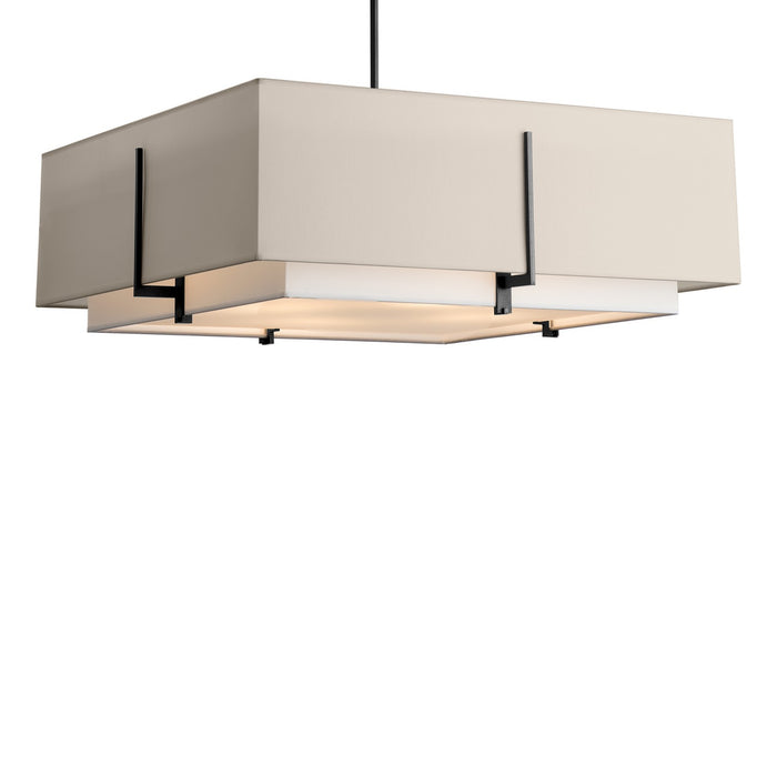 Hubbardton Forge 139635-SKT-MULT-10-SF2012-SE2401 Four Light Pendant, Black