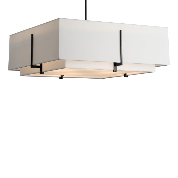 Hubbardton Forge 139635-SKT-MULT-10-SF2012-SF2401 Four Light Pendant, Black