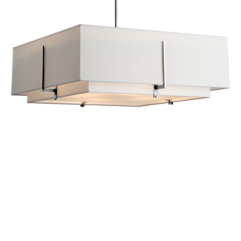 Hubbardton Forge 139635-SKT-MULT-85-SF2012-SF2401 Four Light Pendant, Sterling