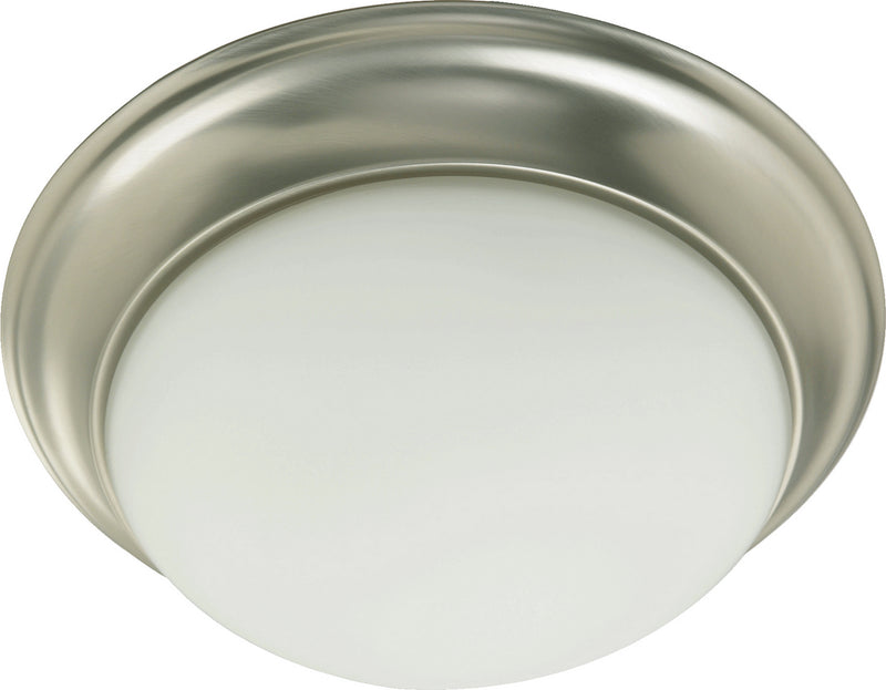 Quorum 3507-17-65 Three Light Ceiling Mount, Satin Nickel