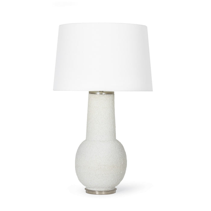 Regina Andrew 13-1529WT One Light Table Lamp, White