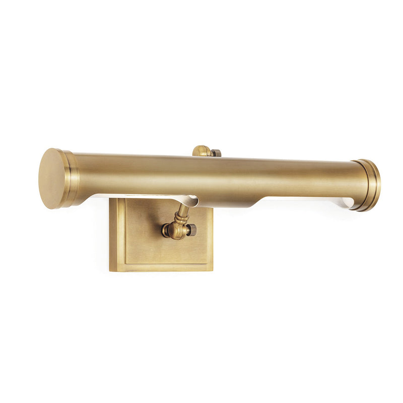 Regina Andrew 15-1177NB Two Light Picture Light, Natural Brass