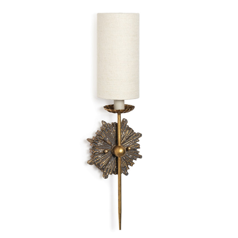 Regina Andrew 15-1209 One Light Wall Sconce, Antique Gold