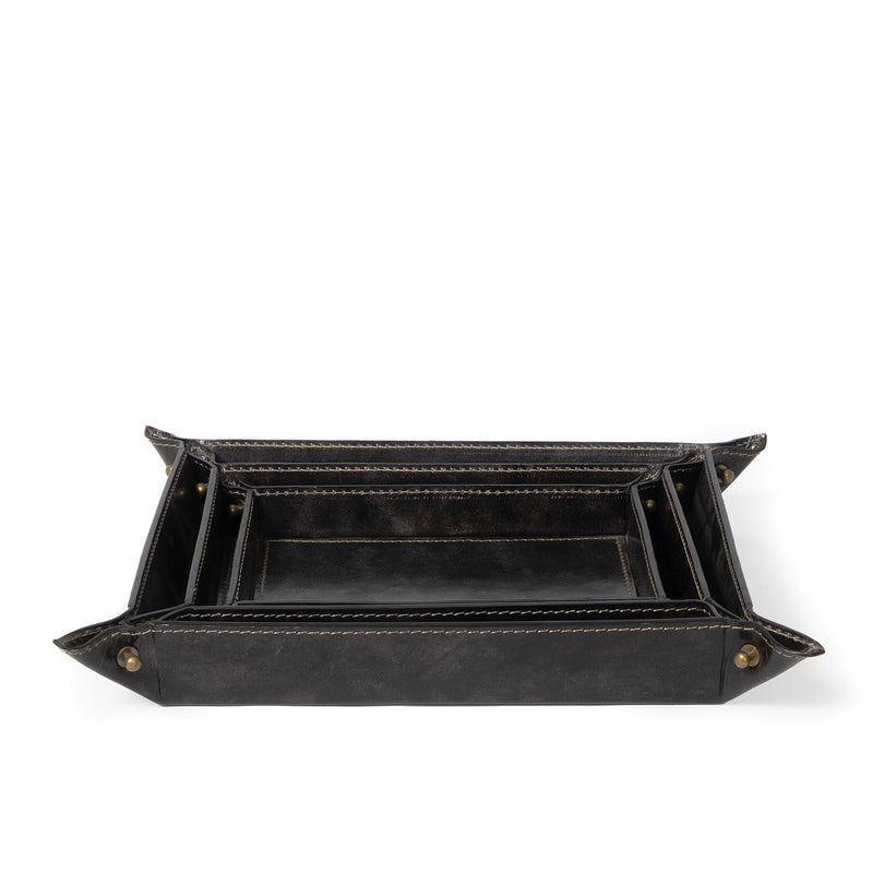 Regina Andrew 20-1502BLK Tray Set, Black
