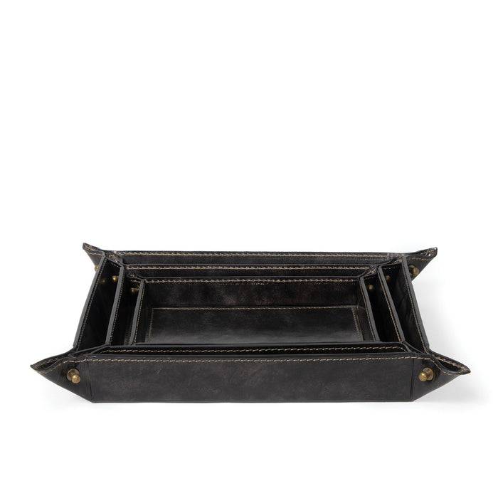 Regina Andrew 20-1502BLK Tray Set, Black