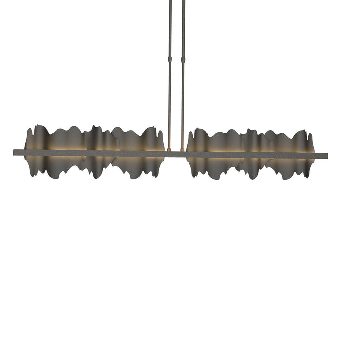 Hubbardton Forge 139652-LED-LONG-20-10 LED Pendant, Natural Iron