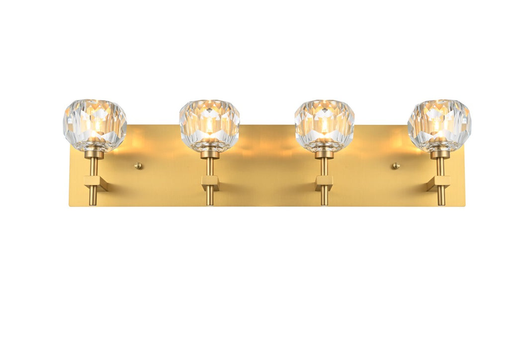 Elegant Lighting 3509W25G Four Light Wall Sconce, Gold