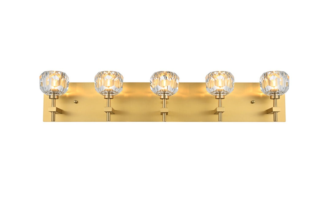 Elegant Lighting 3509W32G Five Light Wall Sconce, Gold