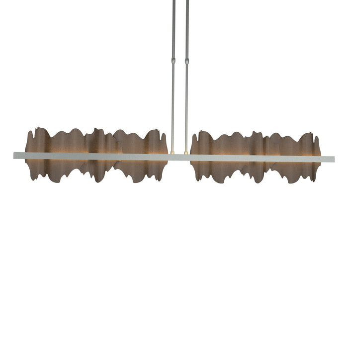 Hubbardton Forge 139652-LED-SHRT-82-05 LED Pendant, Vintage Platinum