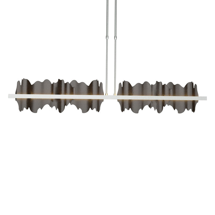 Hubbardton Forge 139652-LED-SHRT-82-14 LED Pendant, Vintage Platinum