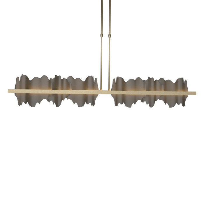 Hubbardton Forge 139652-LED-SHRT-84-07 LED Pendant, Soft Gold