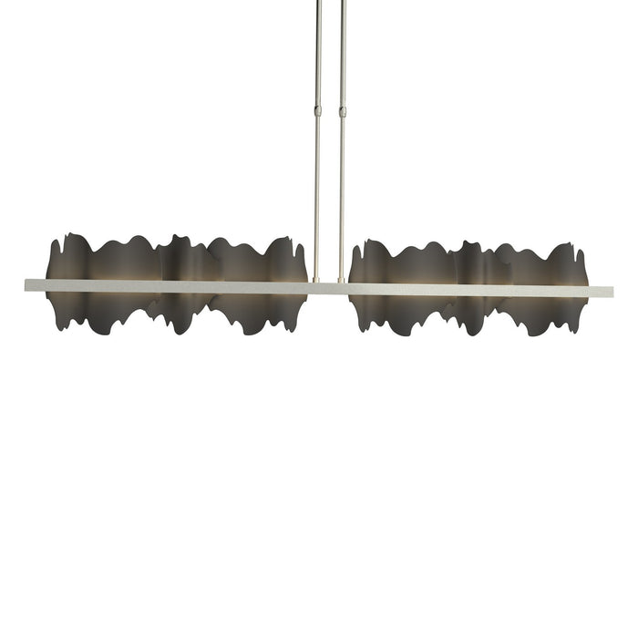 Hubbardton Forge 139652-LED-SHRT-85-10 LED Pendant, Sterling