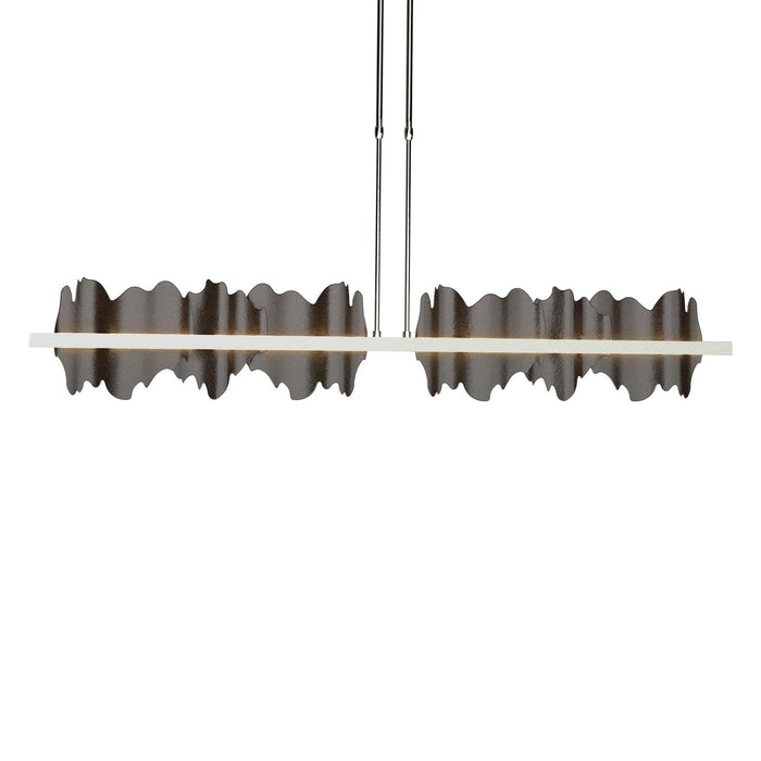Hubbardton Forge 139652-LED-SHRT-85-14 LED Pendant, Sterling
