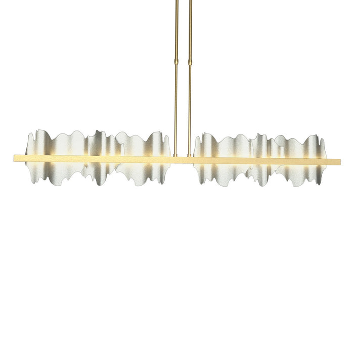 Hubbardton Forge 139652-LED-SHRT-86-82 LED Pendant, Modern Brass