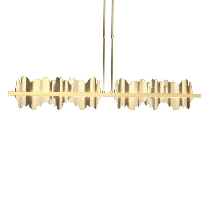 Hubbardton Forge 139652-LED-SHRT-86-86 LED Pendant, Modern Brass