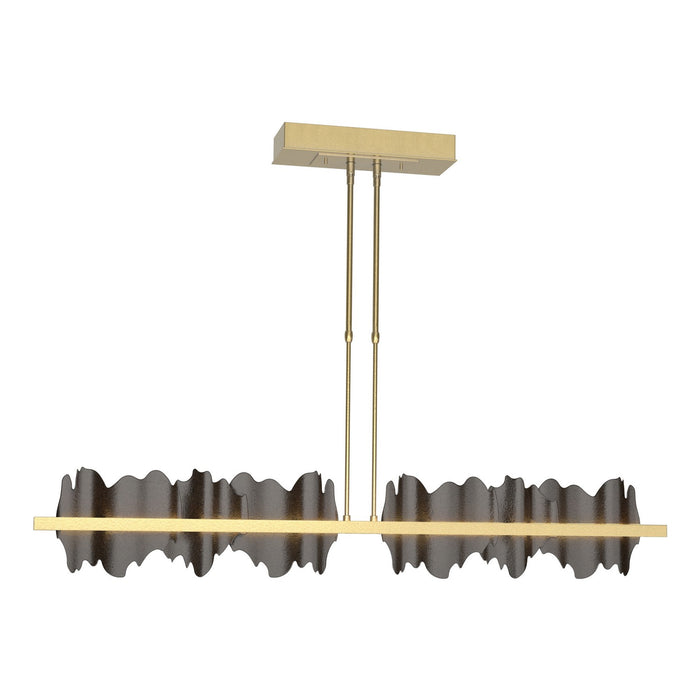 Hubbardton Forge 139652-LED-STND-86-14 LED Pendant, Modern Brass