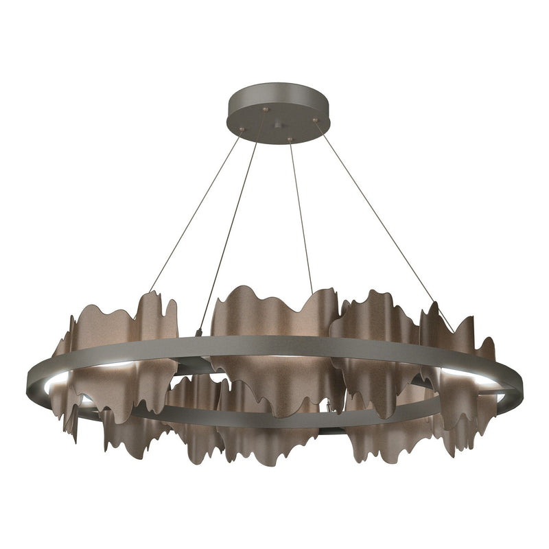 Hubbardton Forge 139653-LED-STND-07-05 LED Pendant, Dark Smoke