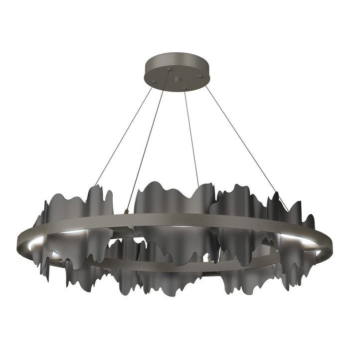 Hubbardton Forge 139653-LED-STND-07-10 LED Pendant, Dark Smoke