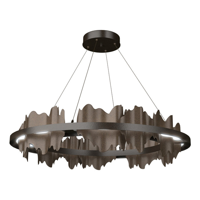 Hubbardton Forge 139653-LED-STND-14-05 LED Pendant, Oil Rubbed Bronze
