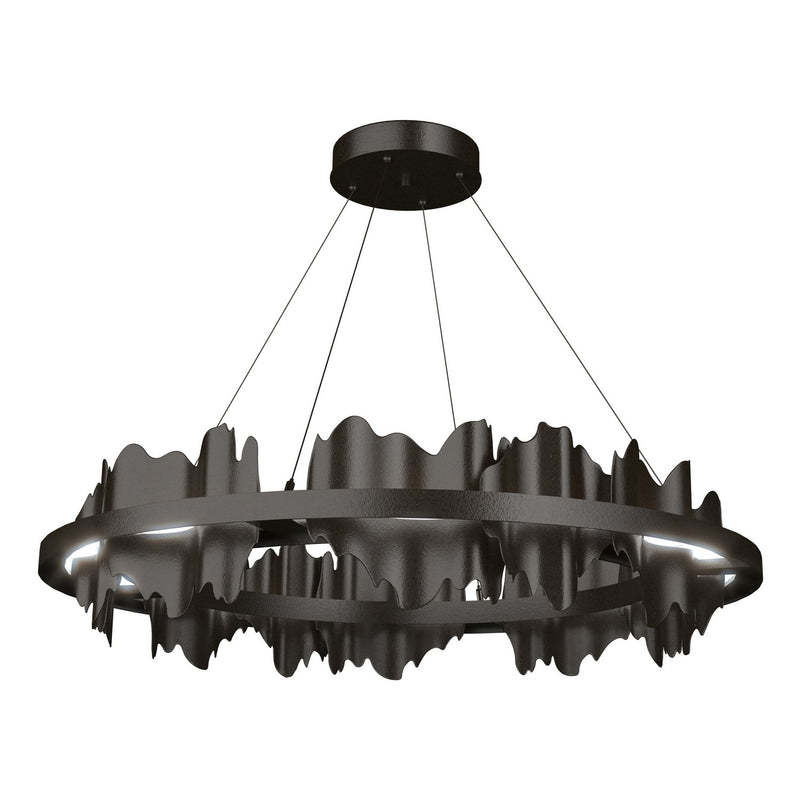 Hubbardton Forge 139653-LED-STND-14-14 LED Pendant, Oil Rubbed Bronze