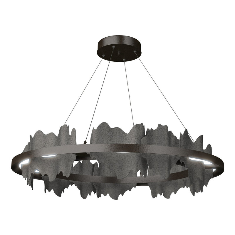 Hubbardton Forge 139653-LED-STND-14-20 LED Pendant, Oil Rubbed Bronze