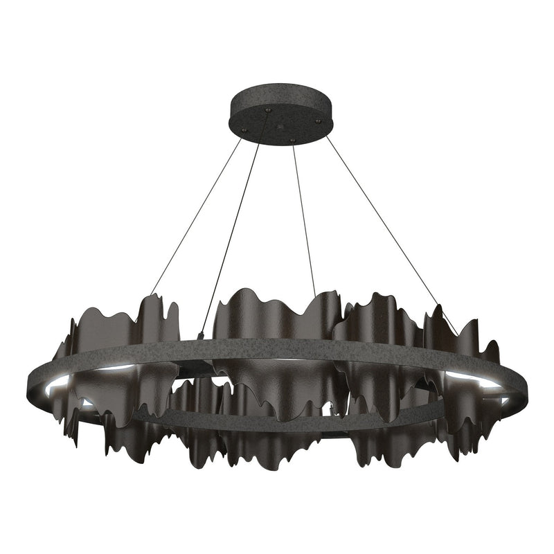 Hubbardton Forge 139653-LED-STND-20-14 LED Pendant, Natural Iron