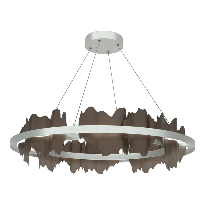 Hubbardton Forge 139653-LED-STND-82-05 LED Pendant, Vintage Platinum
