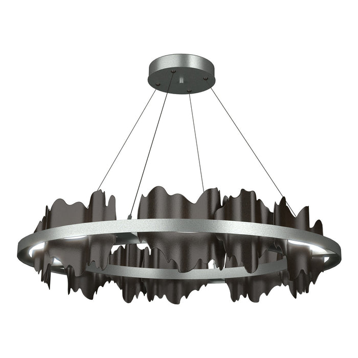 Hubbardton Forge 139653-LED-STND-82-14 LED Pendant, Vintage Platinum