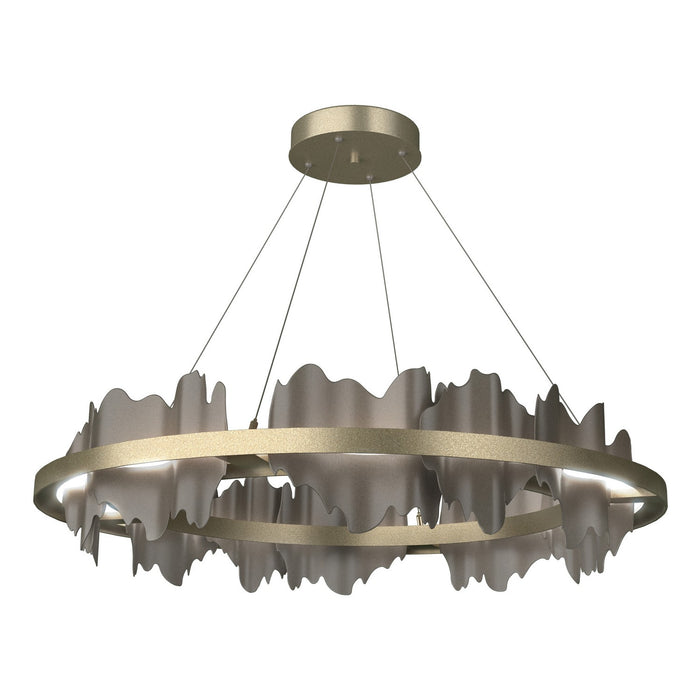 Hubbardton Forge 139653-LED-STND-84-07 LED Pendant, Soft Gold