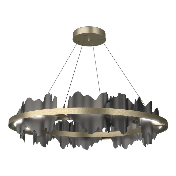Hubbardton Forge 139653-LED-STND-84-10 LED Pendant, Soft Gold