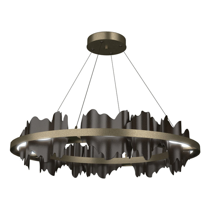 Hubbardton Forge 139653-LED-STND-84-14 LED Pendant, Soft Gold