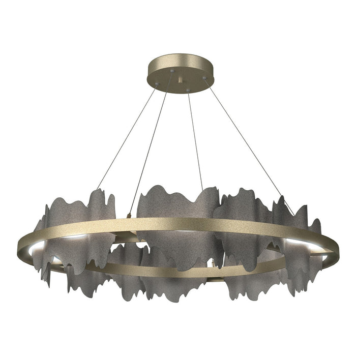 Hubbardton Forge 139653-LED-STND-84-20 LED Pendant, Soft Gold