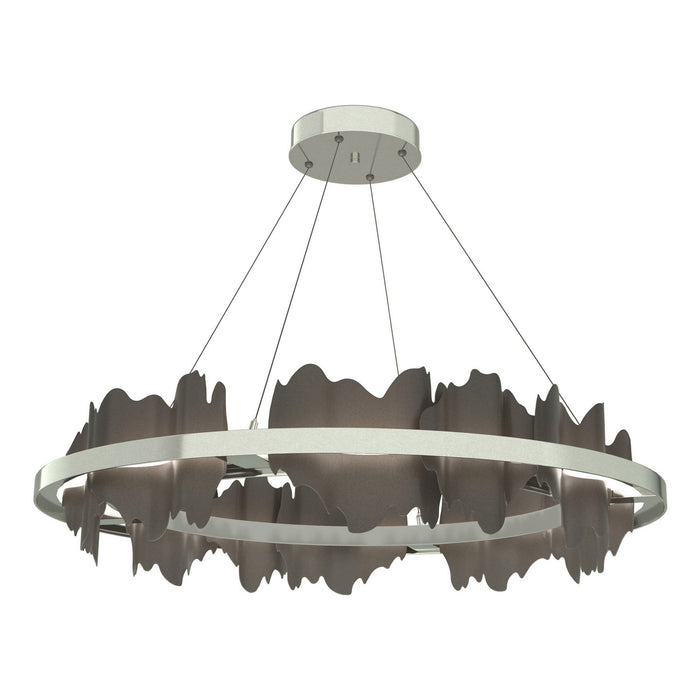 Hubbardton Forge 139653-LED-STND-85-07 LED Pendant, Sterling