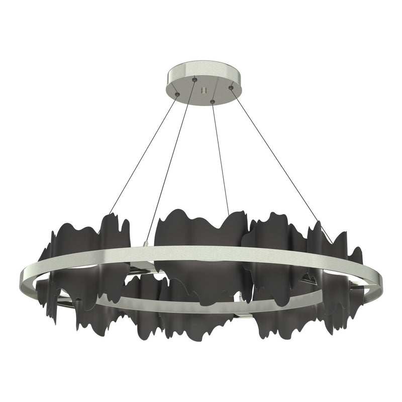 Hubbardton Forge 139653-LED-STND-85-10 LED Pendant, Sterling