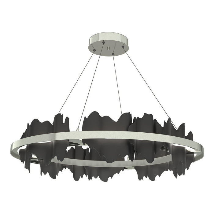 Hubbardton Forge 139653-LED-STND-85-10 LED Pendant, Sterling