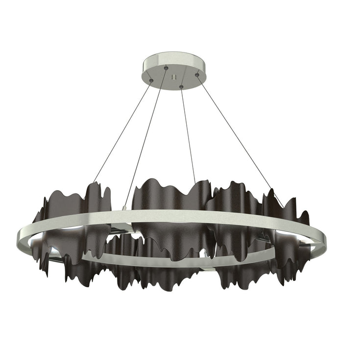 Hubbardton Forge 139653-LED-STND-85-14 LED Pendant, Sterling